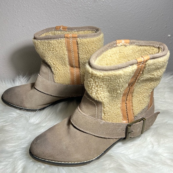 Kelsi Dagger X Free People Breckenridge Shearling Booties Size - Picture 7 of 12